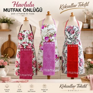 Havlulu Mutfak Önlüğü 